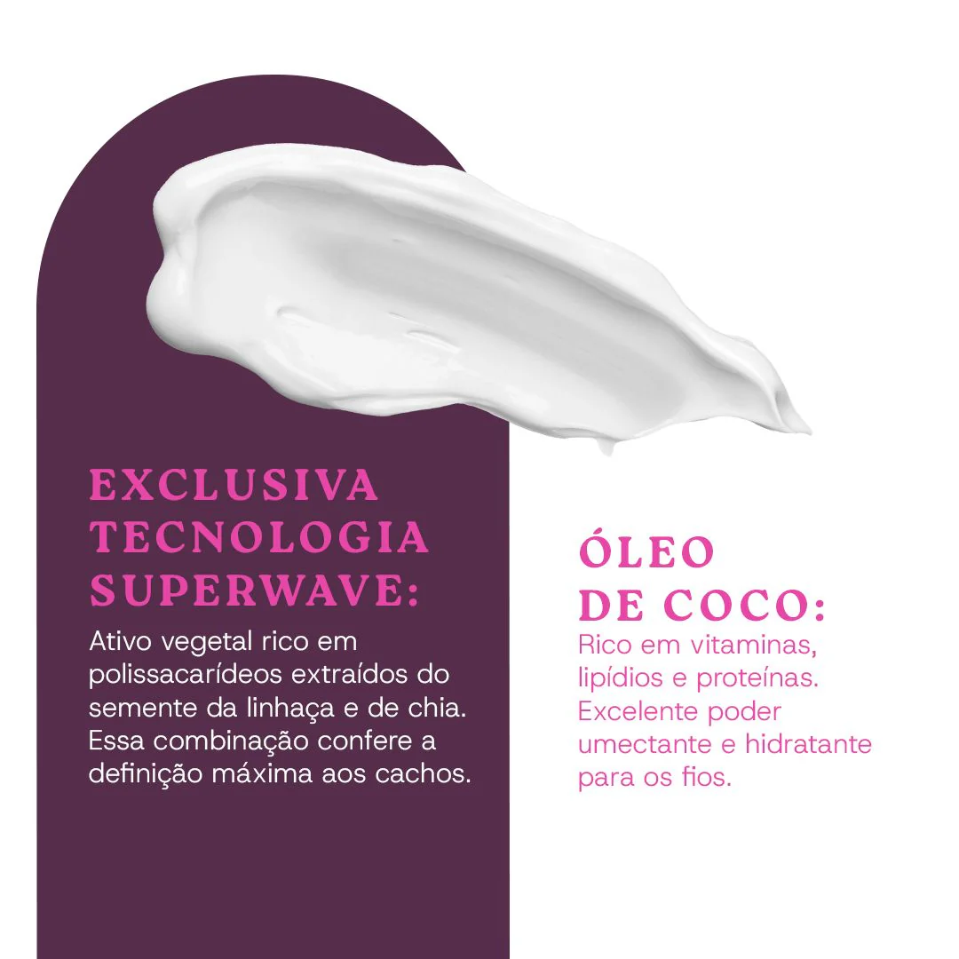 Ativador e Modelador Anti-Frizz Cachos 500g - Image 3