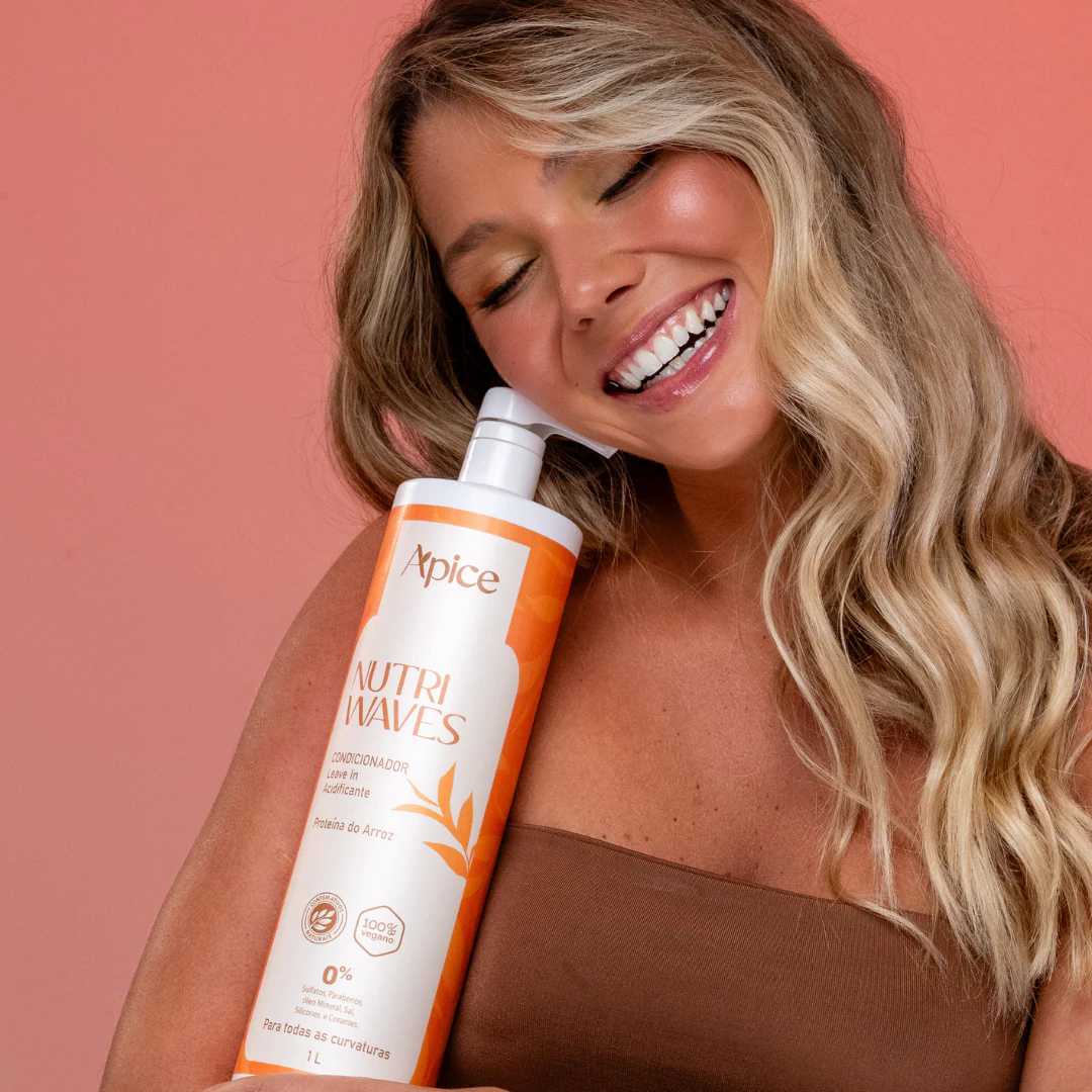 Condicionador Acidificante e Leave In Nutri Waves 1000ML - Image 3
