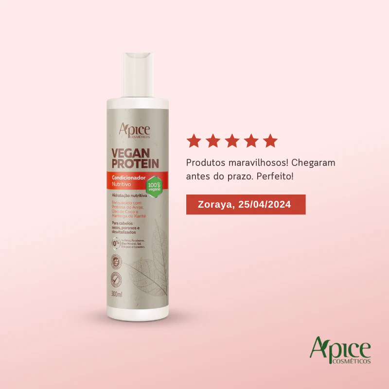 Condicionador Nutritivo Vegan Protein  300ml - Image 3