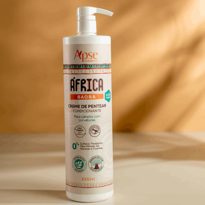 Creme de Pentear África Baobá 1000ml - Ação Condicionante - Image 5