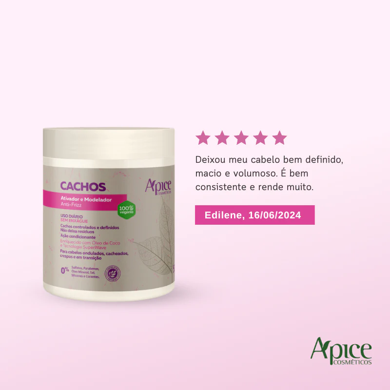Kit Cachos - Shampoo, Condicionador, Máscara e Ativador (4 ITENS) - Image 9