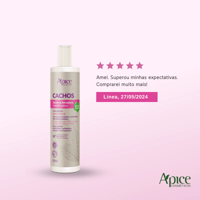 Kit Cachos - Shampoo, Condicionador e Gelatina (3 ITENS) - Image 6