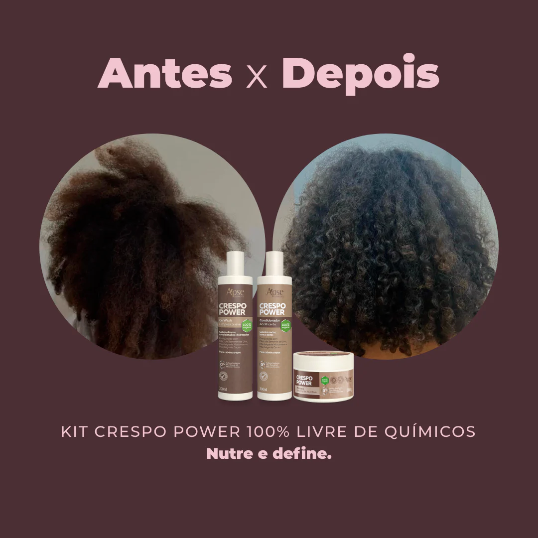 Kit Crespo Power 3 - Co Wash, Condicionador e Máscara (3 ITENS) - Image 3