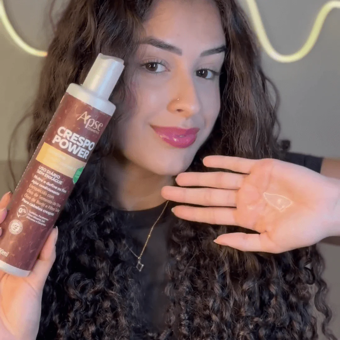 Kit Crespo Power - Co Wash, Condicionador, Gelatina, Máscara e Creme de Pentear (5 ITENS) - Image 4
