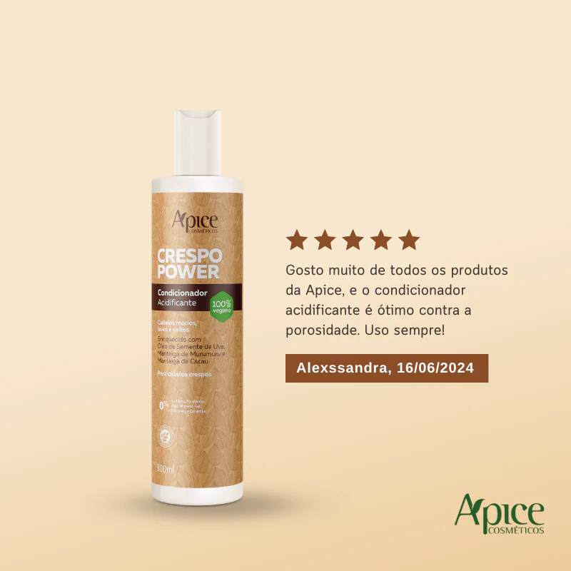 Kit Crespo Power - Co Wash, Condicionador, Gelatina, Máscara e Creme de Pentear (5 ITENS) - Image 14