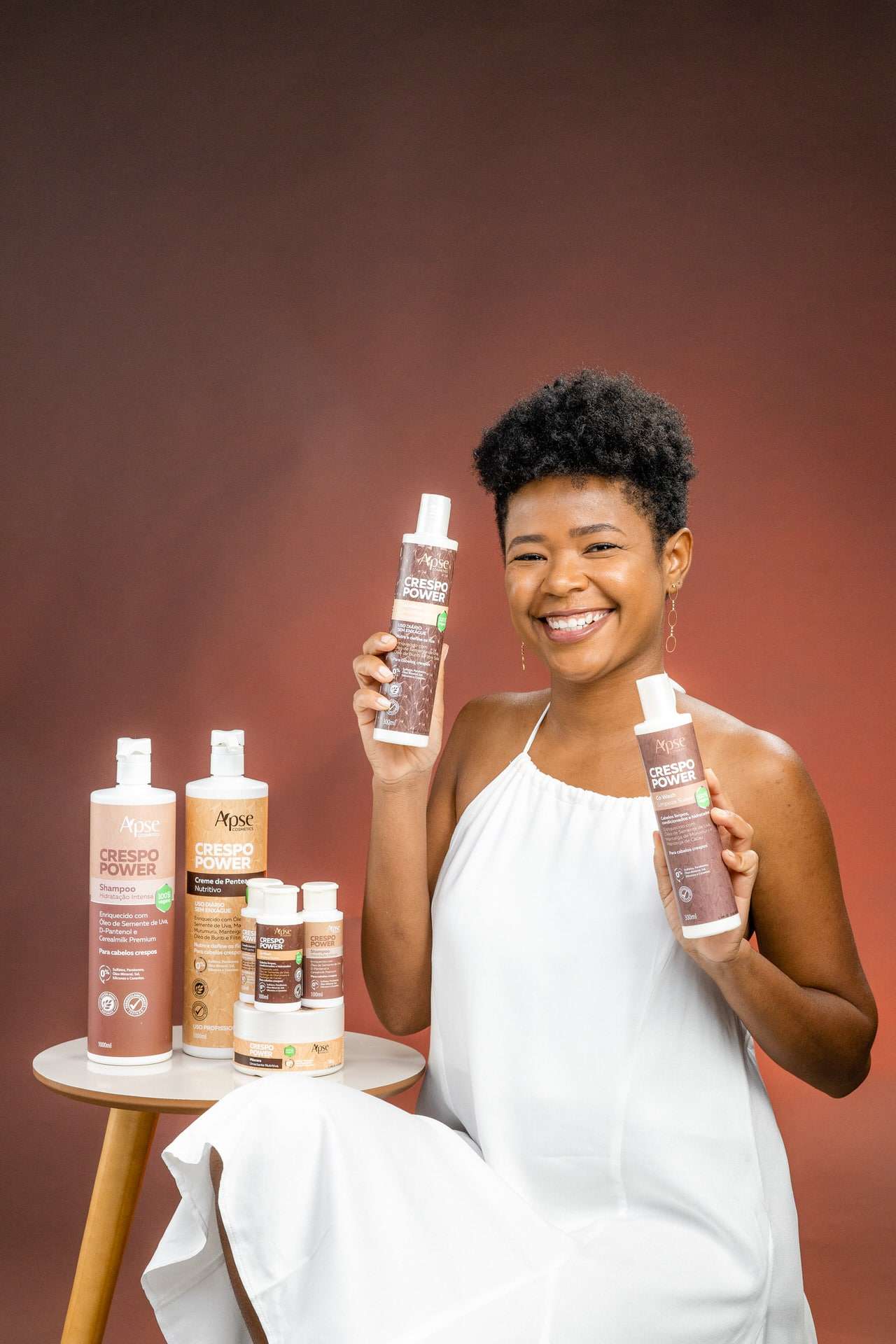 Kit Crespo Power - Co Wash, Condicionador, Gelatina, Máscara e Creme de Pentear (5 ITENS) - Image 3