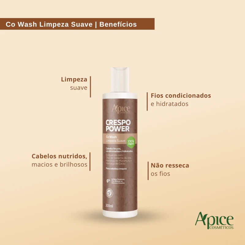Kit Crespo Power - Co Wash, Condicionador, Gelatina, Máscara e Creme de Pentear (5 ITENS) - Image 8