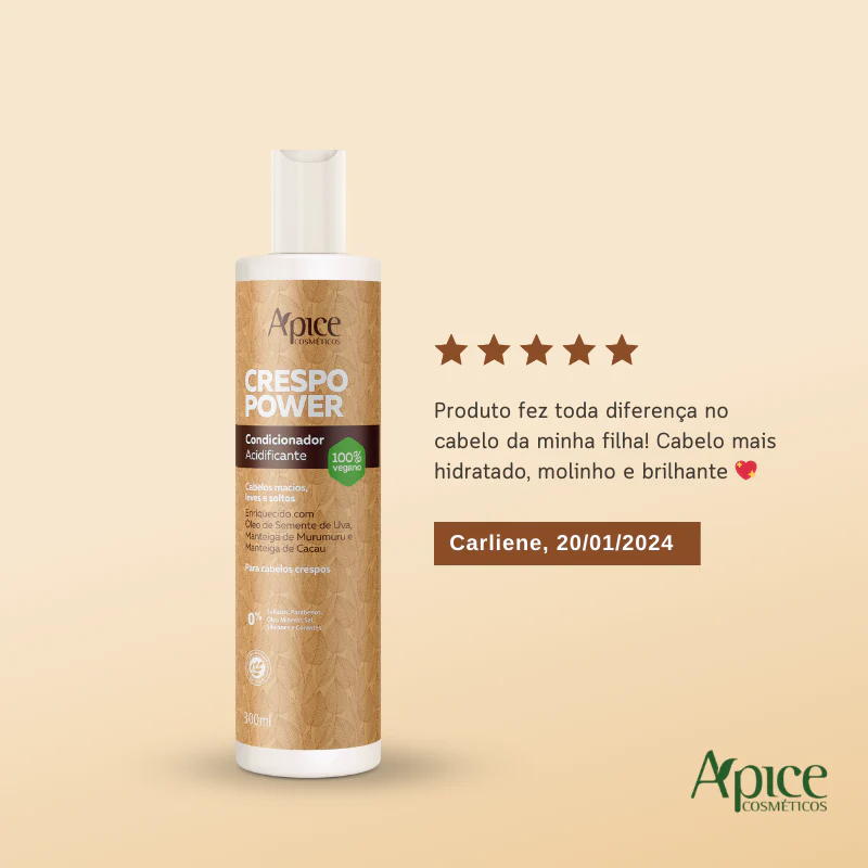 Kit Crespo Power - Co Wash, Condicionador e Gelatina (3 ITENS) - Image 12