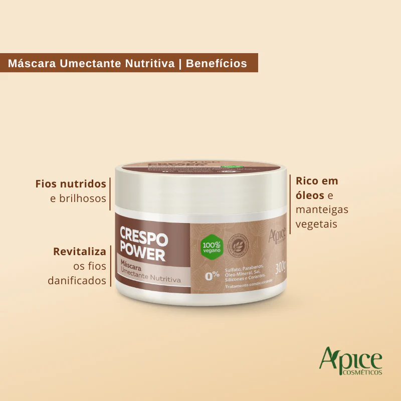 Kit Crespo Power - Co Wash, Condicionador, Gelatina, Máscara e Creme de Pentear (5 ITENS) - Image 10