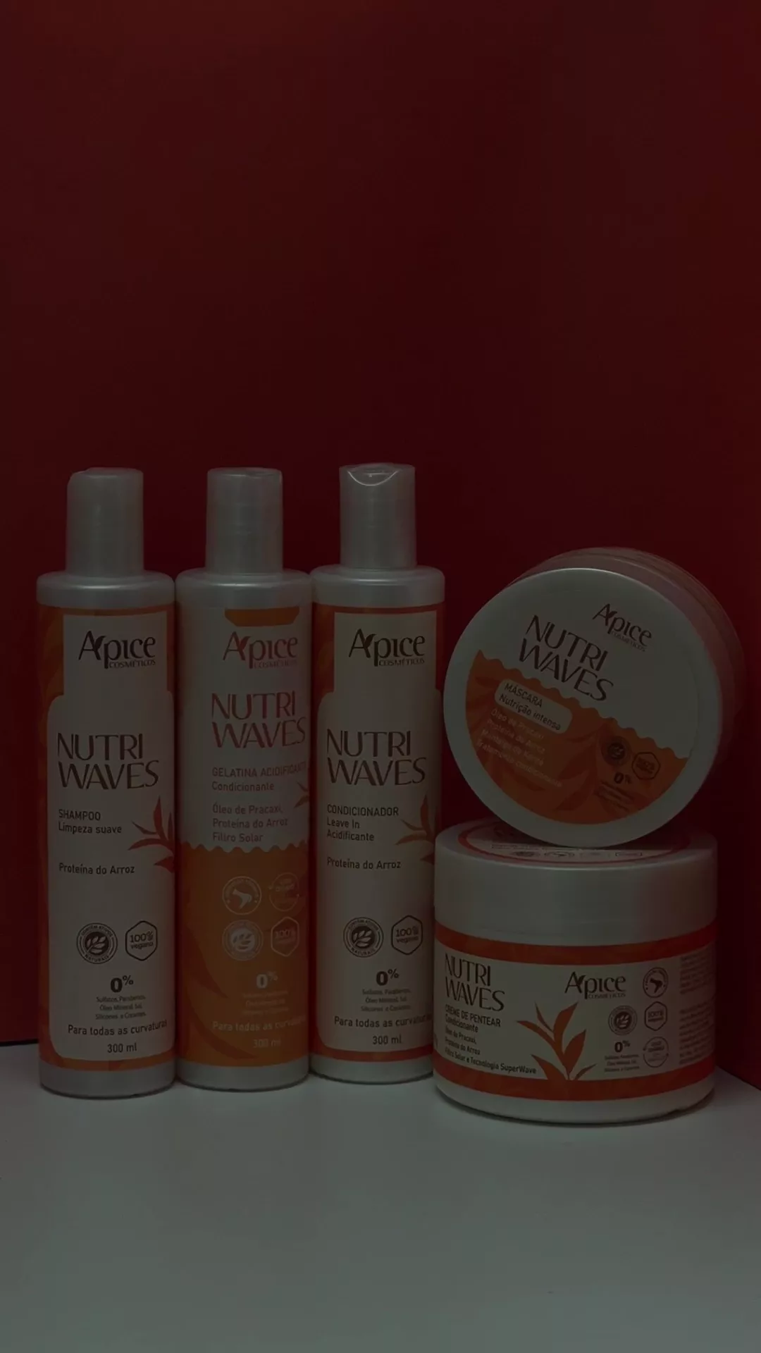 Kit Onduladas Nutri Waves - Shampoo, Condicionador, Gelatina, Máscara e Creme de Pentear (5 ITENS) - Image 6
