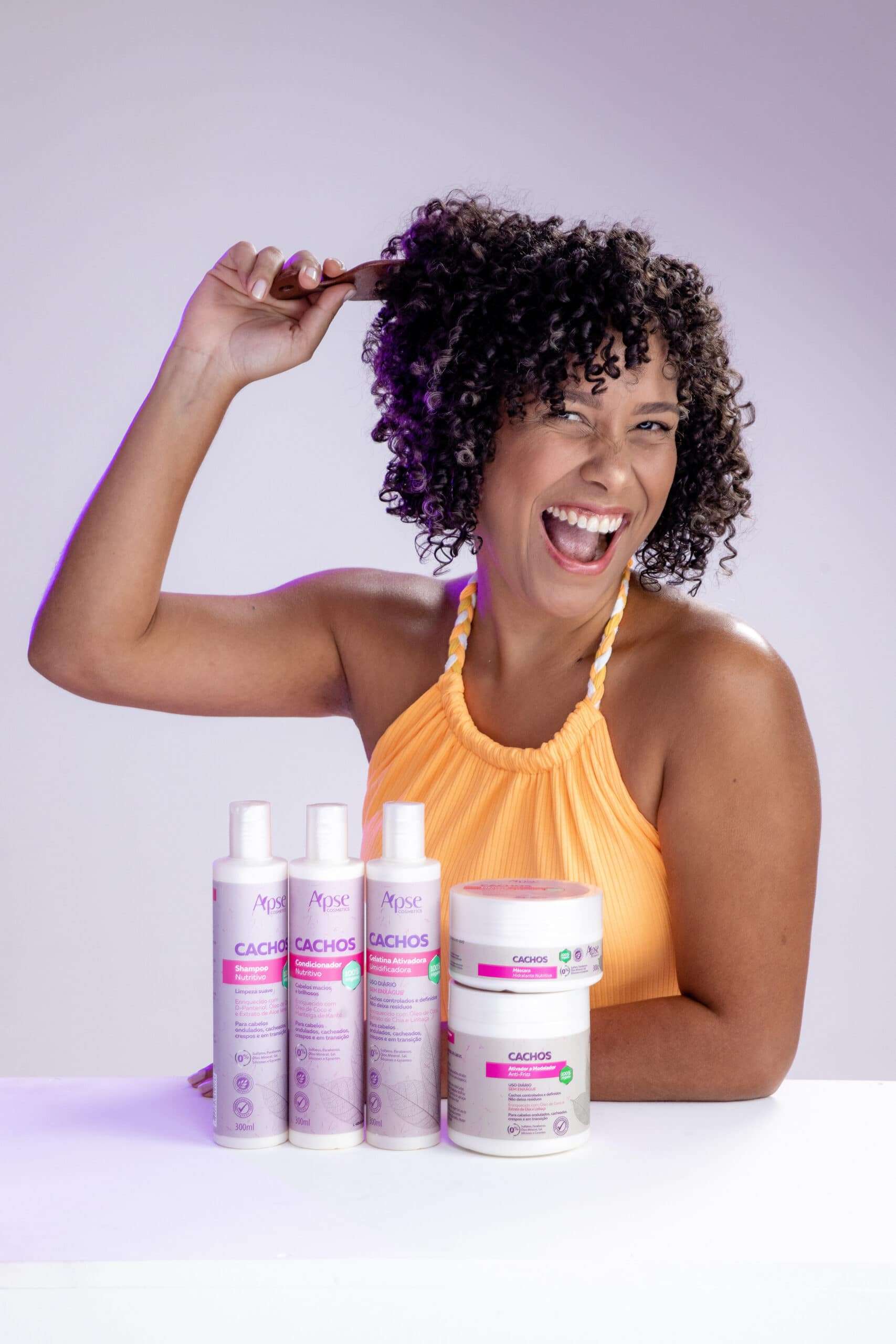 Máscara Cachos Hidratante Nutritiva 500g - Tratamento Condicionante - Image 8