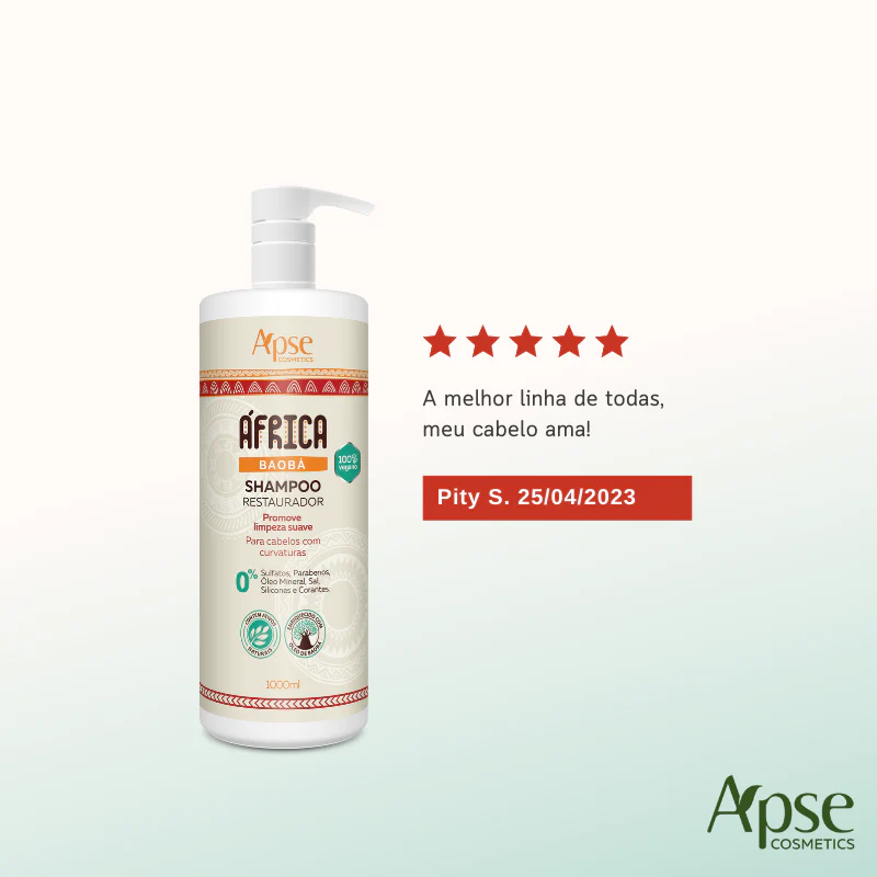Shampoo África Baobá Restaurador 1000 ml - Image 3